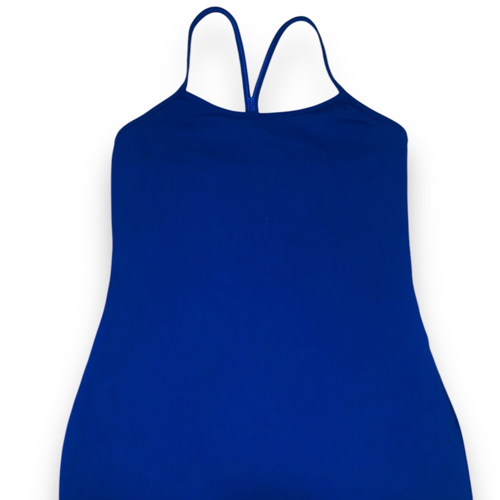 Lululemon Athletica Blue Fitted Backless Camisole